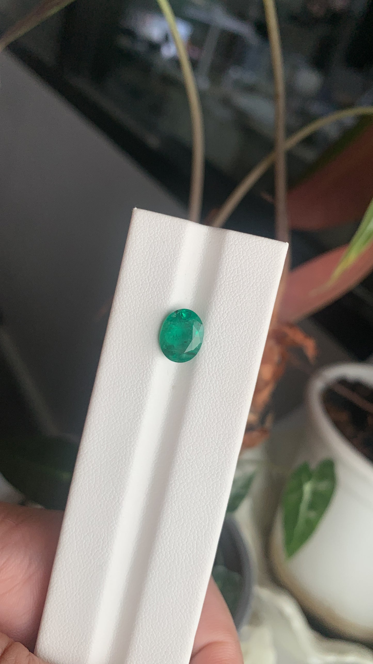 EX-040 Emerald Oval 2.18cts 9.75 x 7.68 x 4.77 mm