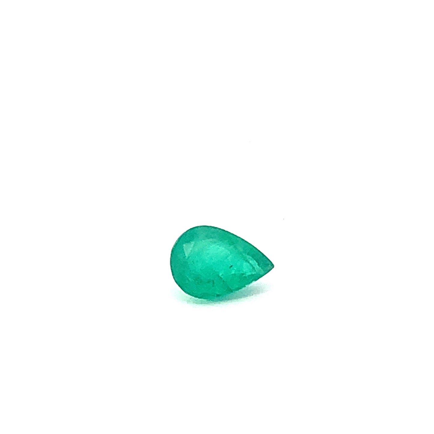 EX-061 Emerald Pear 1.06cts 8.77 x 6.36 x 4.09 mm