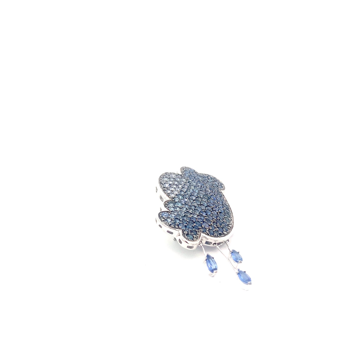 Brooch Sapphire Pearshape