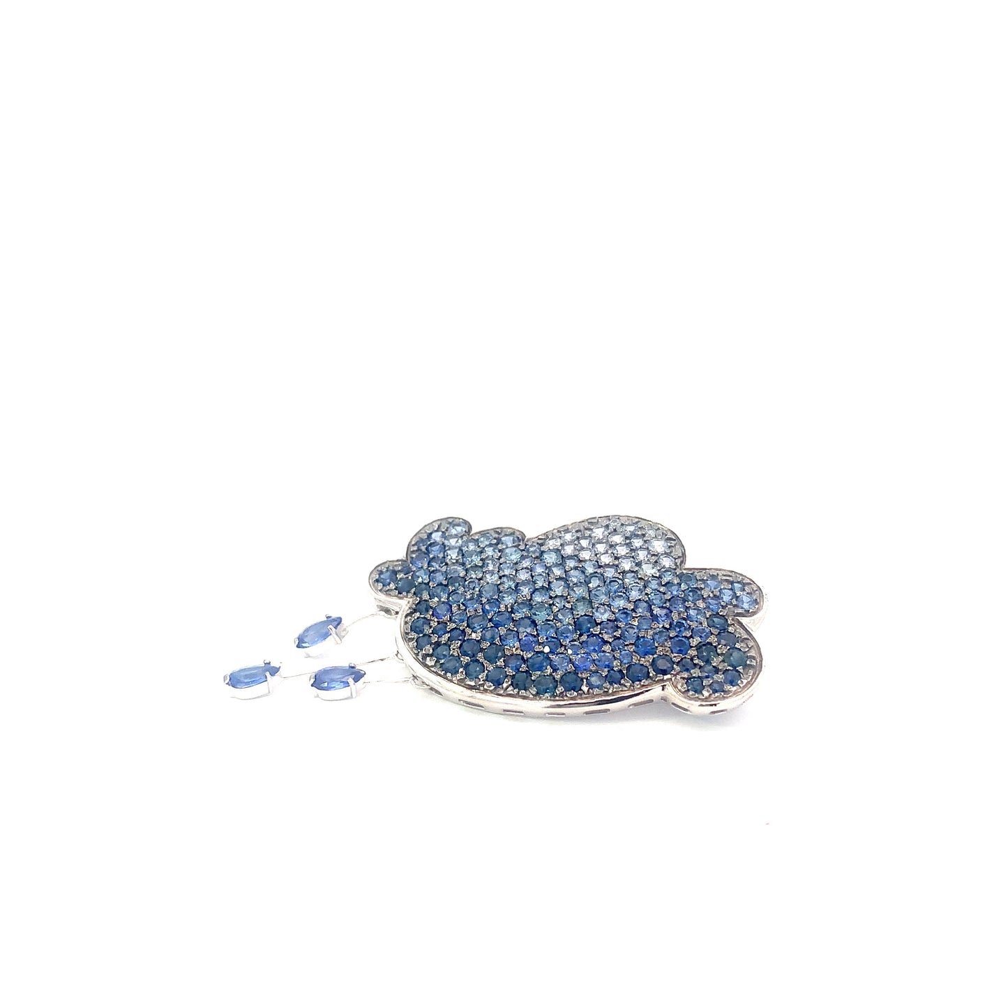 Brooch Sapphire Pearshape